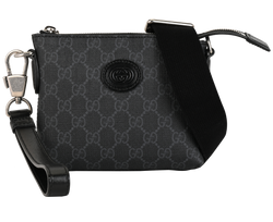 Interlocking G Messenger, Canvas, Black, 520981, S/DB, 3*